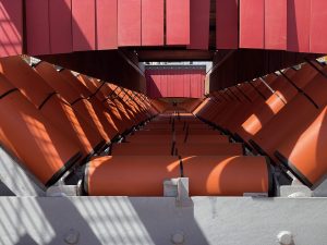 Composite Conveyor Idlers Transfer Zone